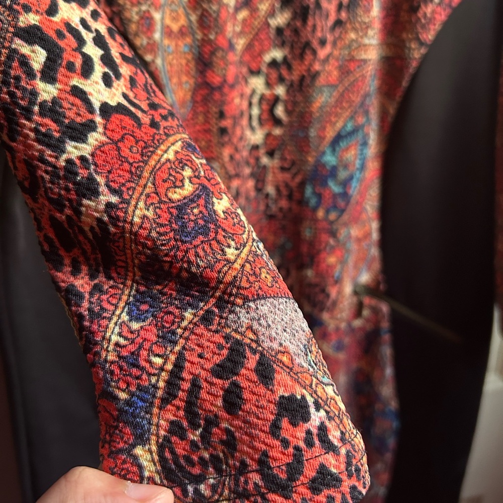 Mlle Gabrielle Multicolor Long Sleeve Dress - Picture 4 of 6